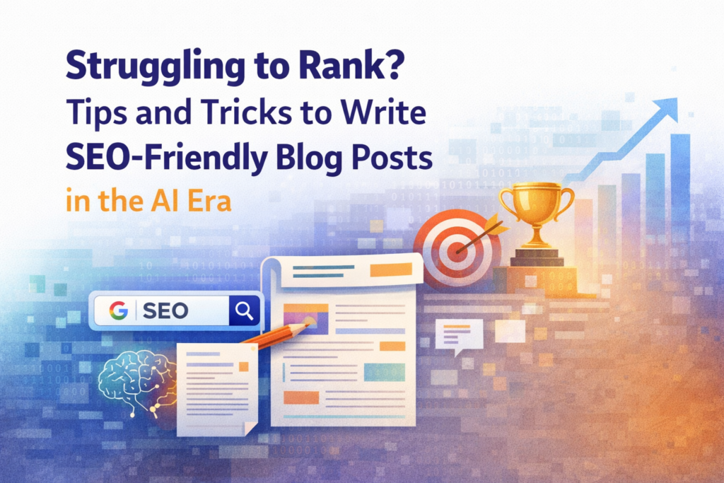 Struggling to Rank? Tips and Tricks to Write SEO-Friendly Blog Posts in the AI Era
